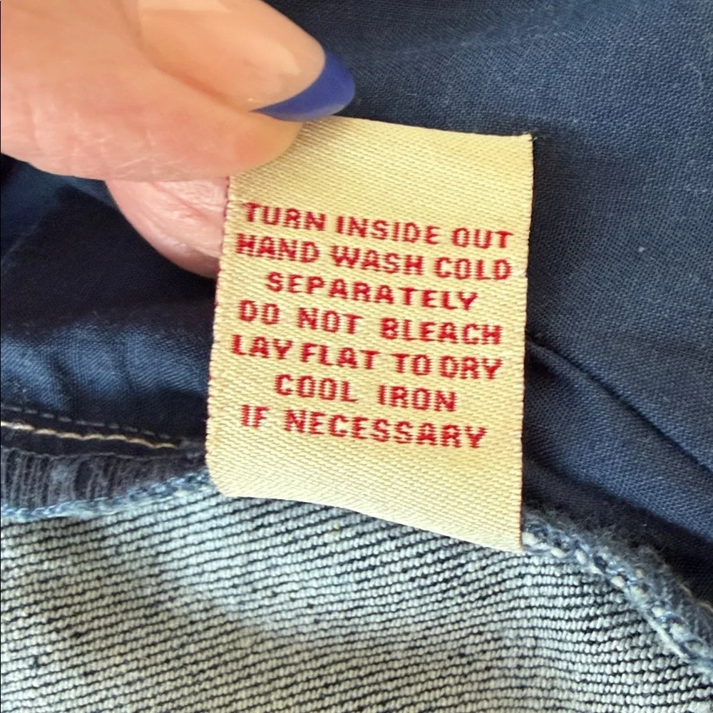 Reba Westward Canyon Denim Sleeveless Jumpsuit - Picture 7 of 7